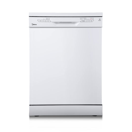 Midea SF 3.60N PRO Dishwasher, 14 Place Settings, Dishwasher with WiFi, Freestanding, Integrated, 5 Cleaning Modes, 47 dB, 3/6/9 h Delay Start, Stainless Steel, Silver