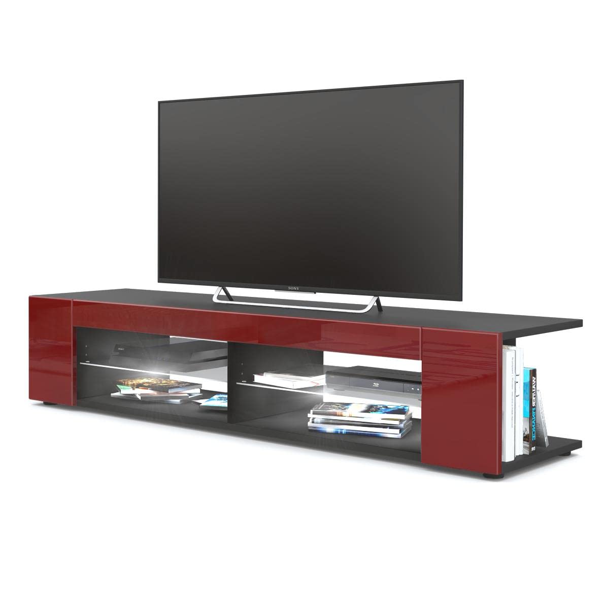 Vladon Movie TV Board, Black