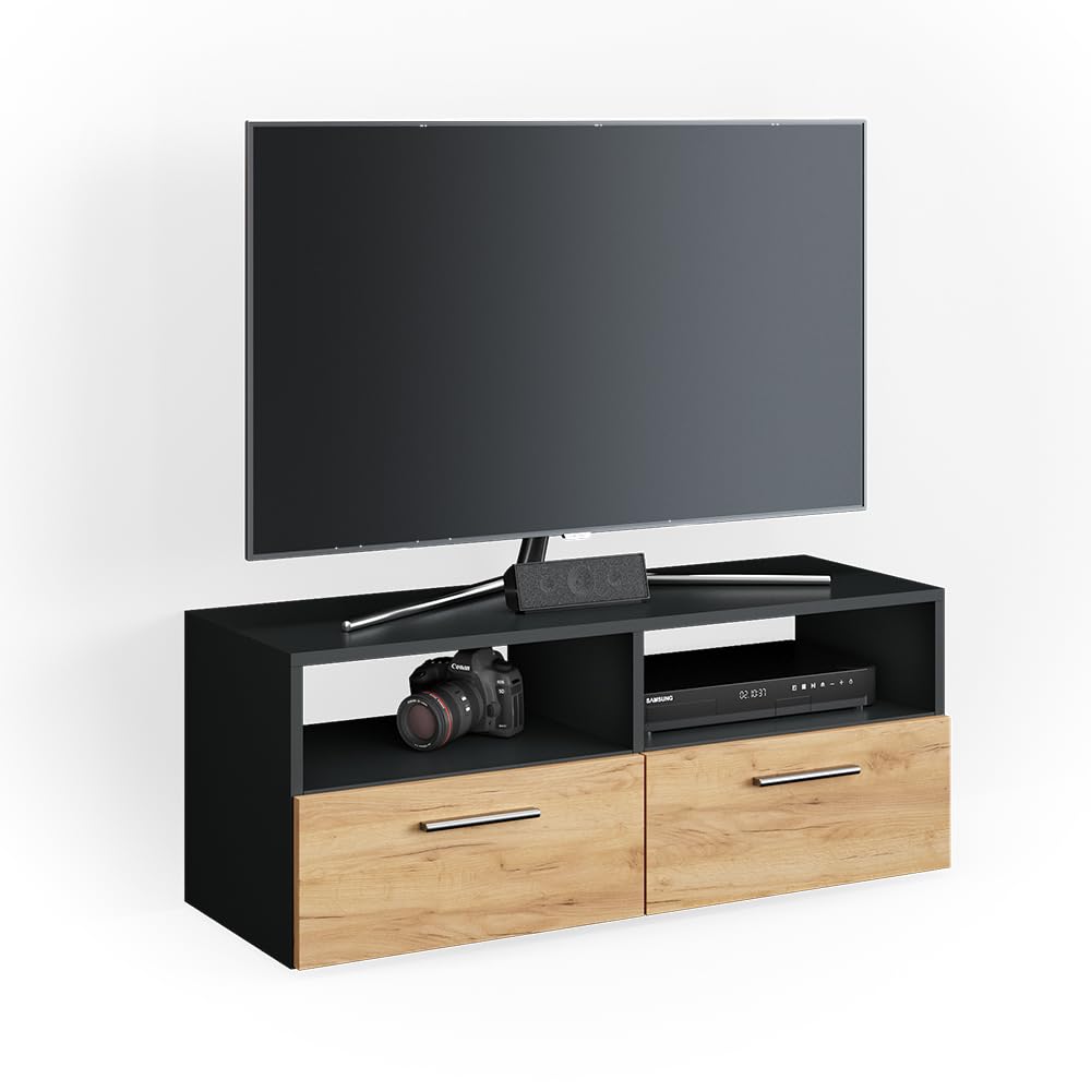 Vicco Diego Lowboard – TV Table Sideboard, TV Cabinet, TV Board Cupboard