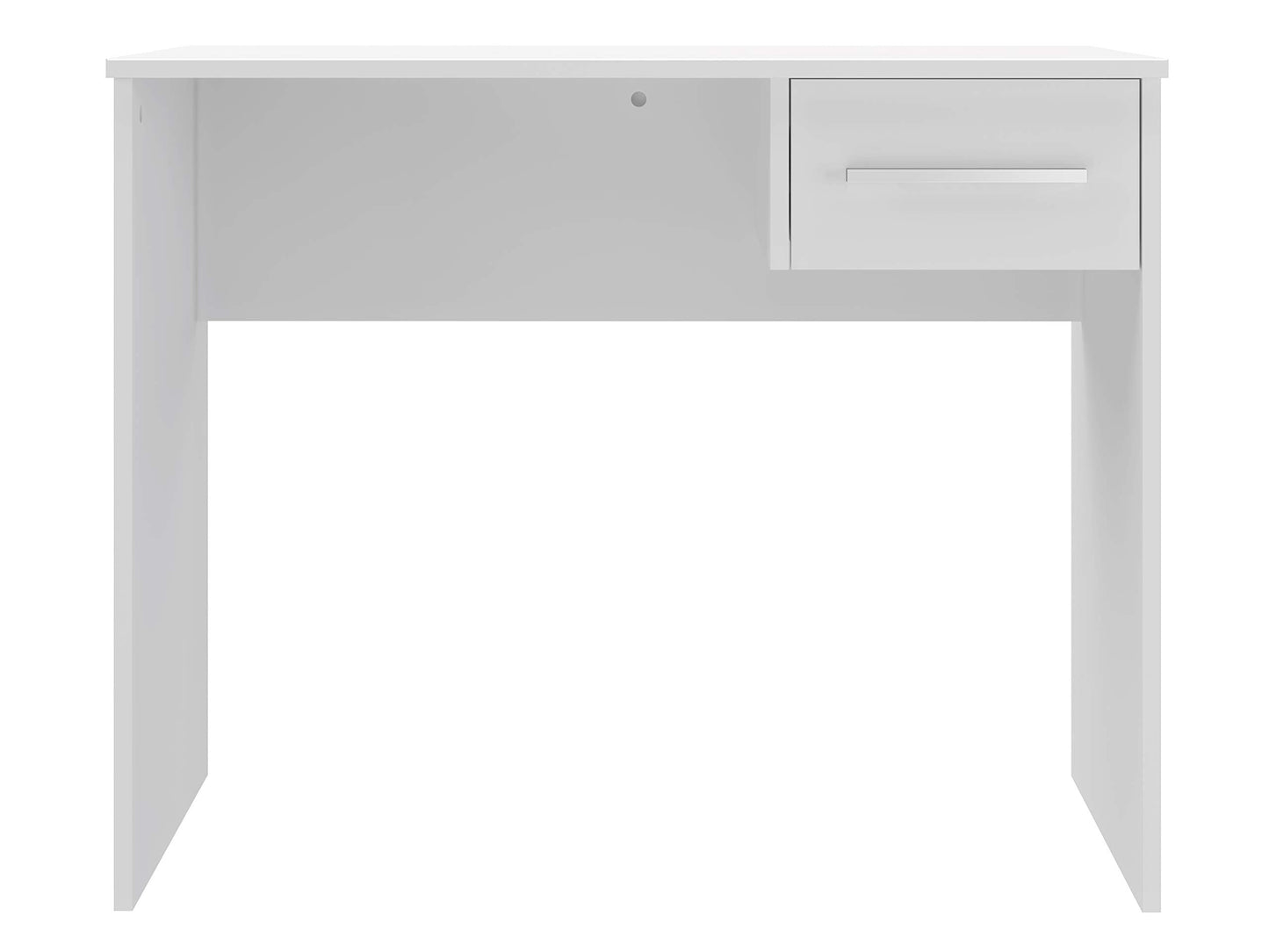 Amazon brand - Movian Idro modern desk, computer desk with 3 drawers, 56 x 110 x 73.5, white