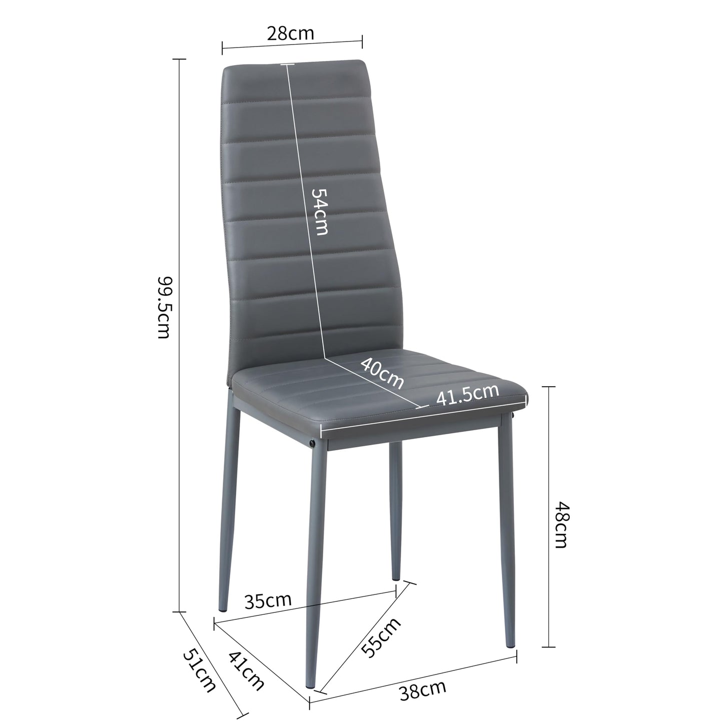 FURNITABLE Esstisch mit 4 Stühlen Esszimmergruppe, 4er Set Esszimmerstühle und Rechteckig Holztisch Essgruppe für Wohnzimmer Küche Büro (110 * 70cm Tisch+4 Schwarz Stühle)