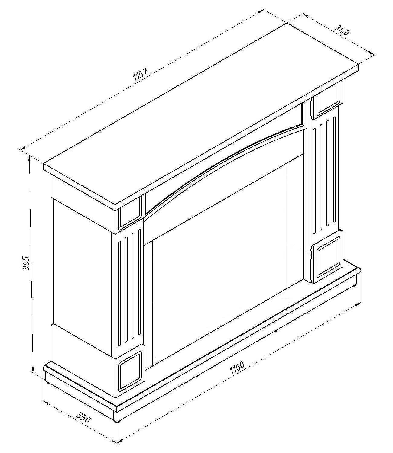 Boston AF28S LED CONYAK Electric Standing Fireplace with Heater, 12 Heat Settings, Timer, Real Flame Effect, 3 Brightness Levels, Remote Control, Brown