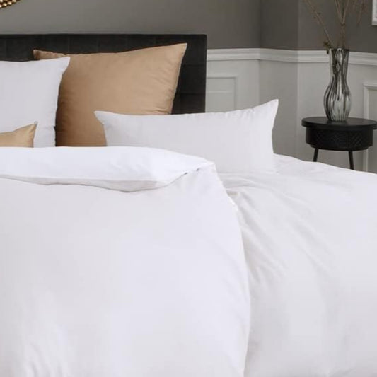 Soifox Bed Linen Set, Grey Anthracite, Microfibre, Non-Iron and Wrinkle-Free Duvet Cover 200 x 200 cm with Set of 2 Pillowcases 80 x 80 cm, Bed Linen with Zip