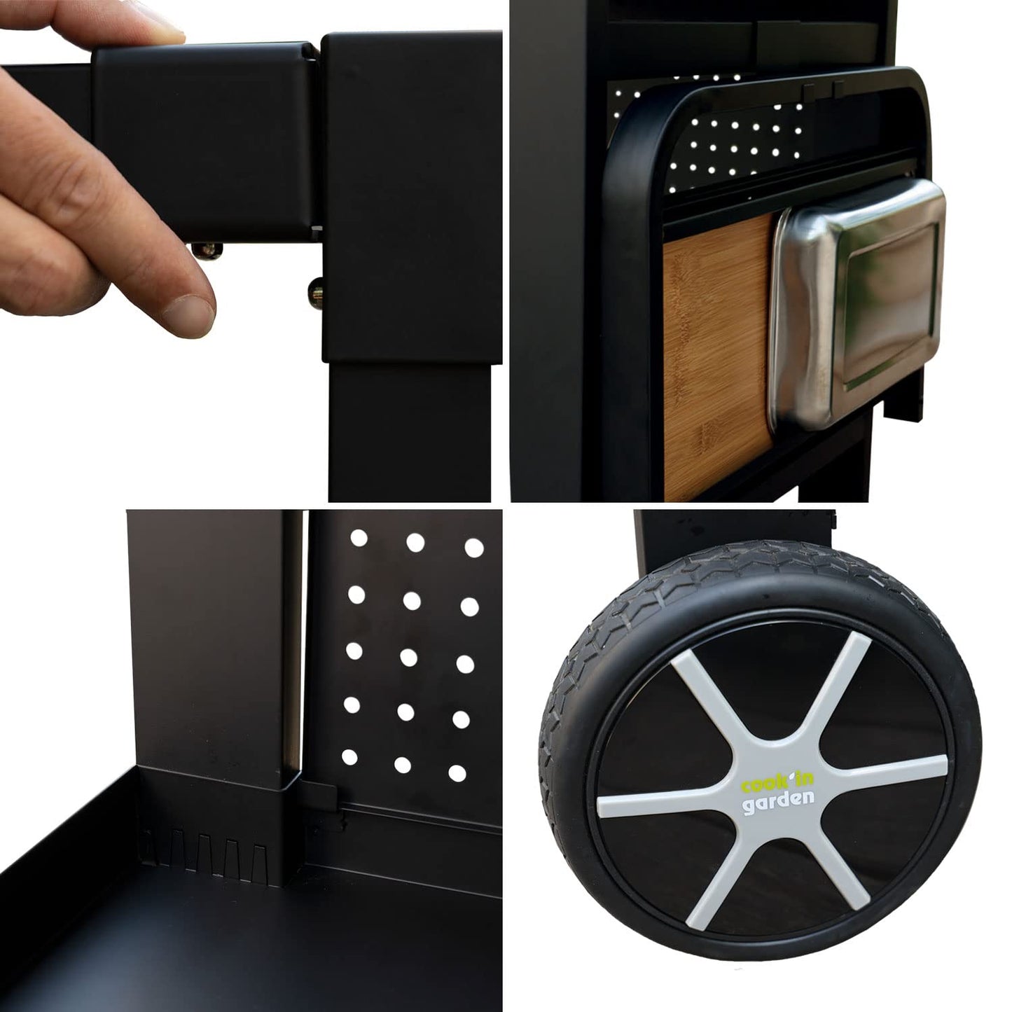 Cook'in garden WT018T Nova Serving Trolley - Size: XL