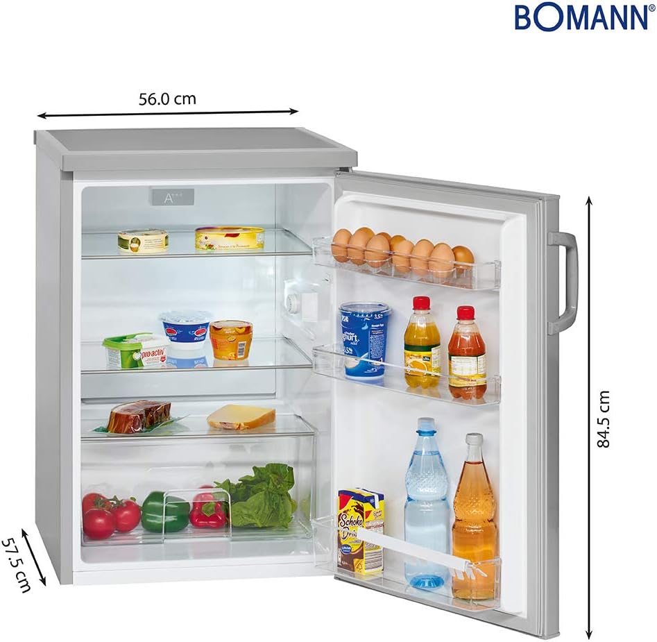 Bomann VS 2195 Freestanding 134L A+++ Stainless steel fridge VS 2195, 134 L, N-T, 40 dB, A+++, Stainless steel