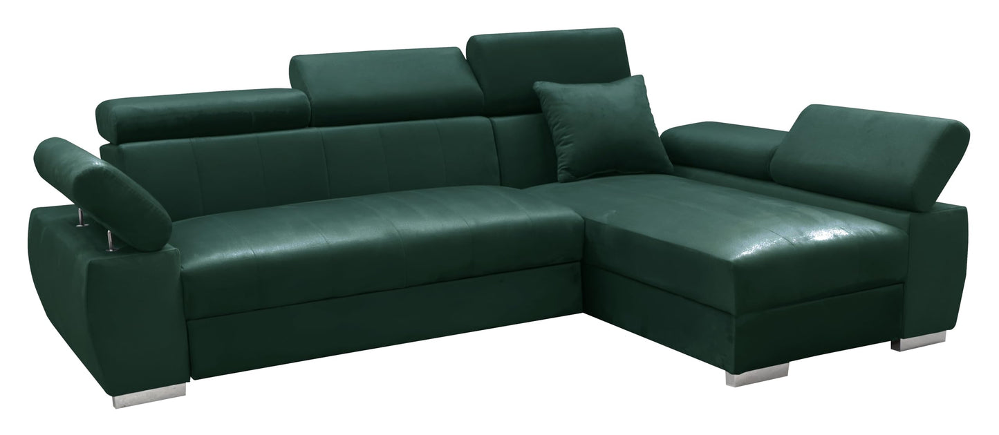 MEBLE-LUX - Ecksofa mit Schlaffunktion