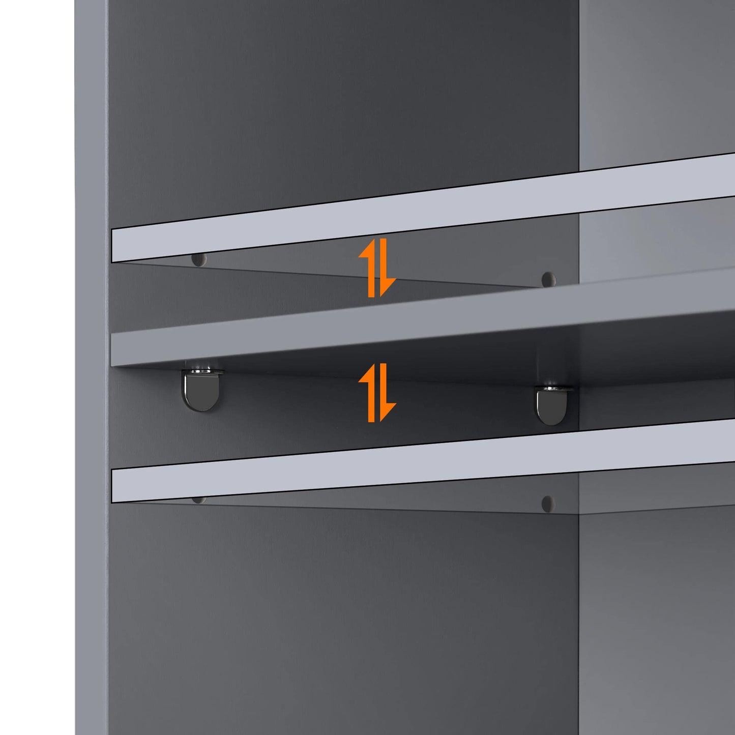 Yaheetech Wall Cupboard, Wall Cabinet with One Door, Bathroom Cabinet, Kitchen Cabinet, Medicine Cabinet in White, 35 x 21 x 55 cm