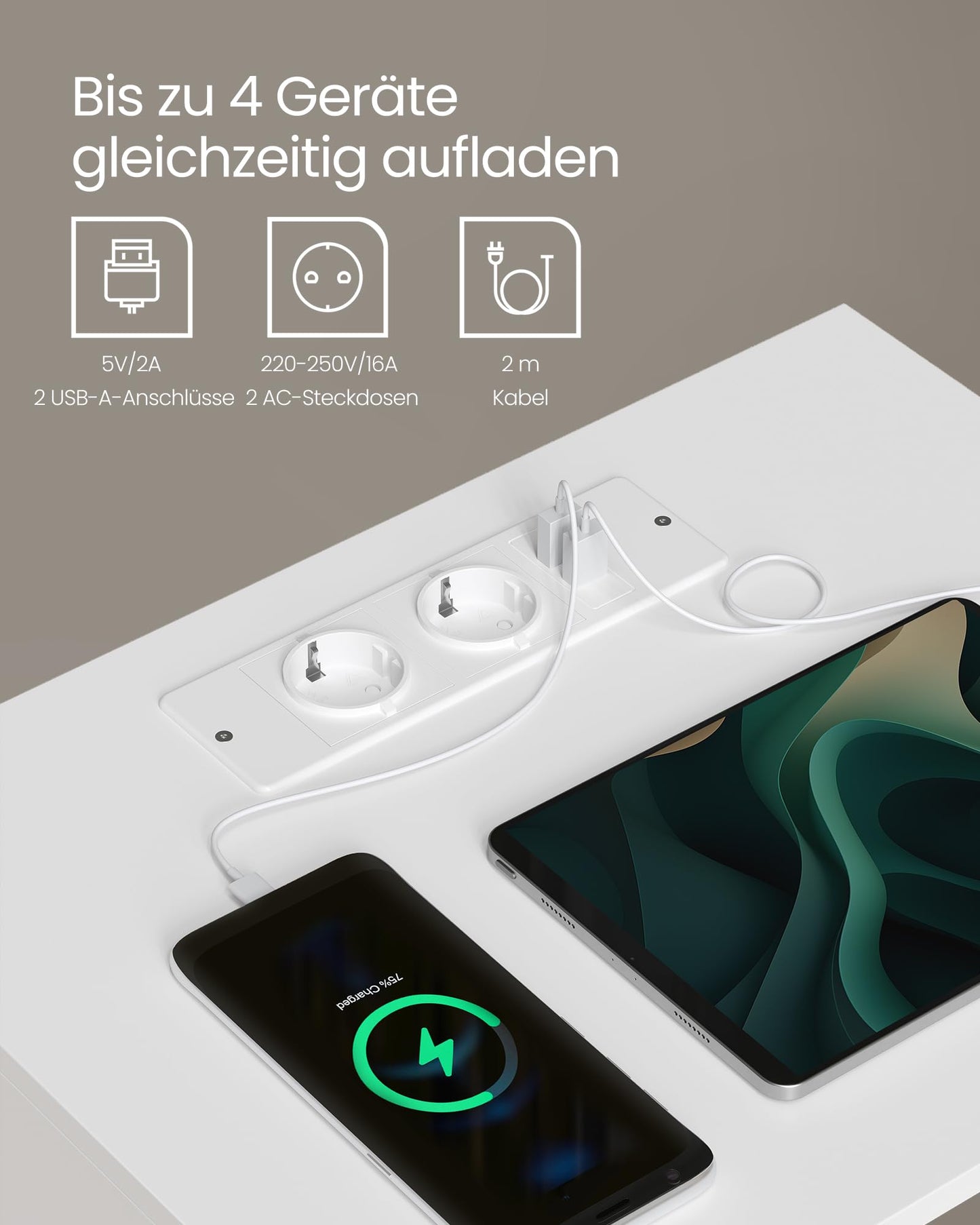 VASAGLE Bedside Table Set of 2, Toolless Technology, Super Fast Tool-Free Assembly, Side Table 3 Drawers, Bedside Cabinet, Bedroom, Living Room, Ink Black/Cappuccino Beige LET779B01