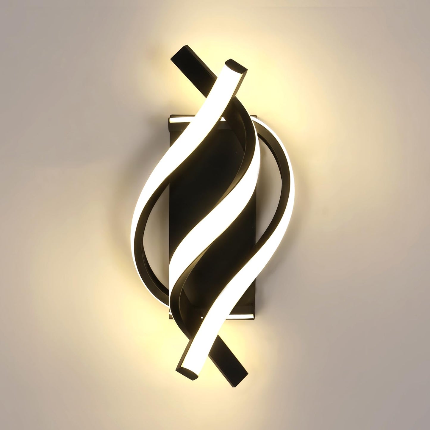 Comely Aluminium LED Wall Light Indoor Gold 22 W 2500 LM Modern Wall Light LED Wall Lighting Neutral Light 4500 K for Living Room Bedroom Hallway