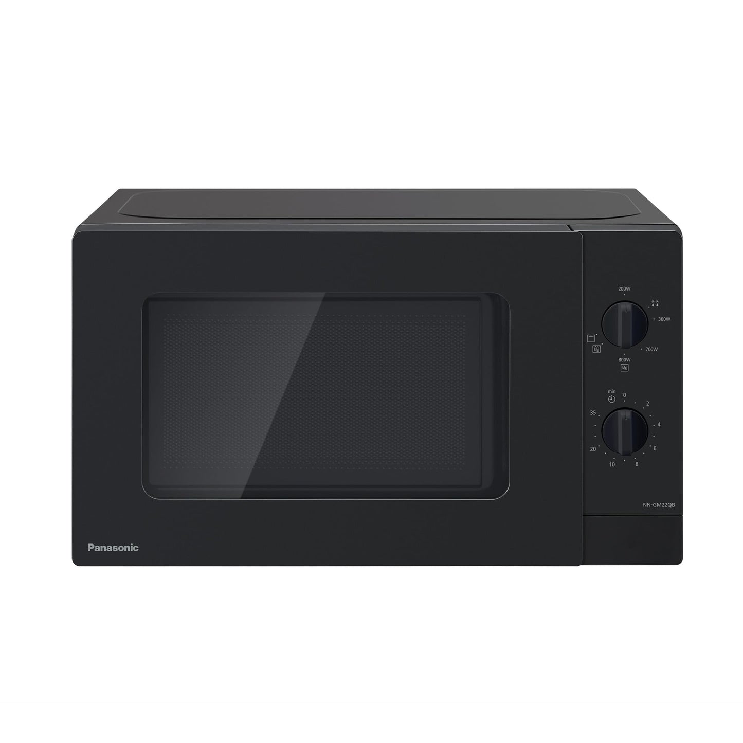 Panasonic NN-ST21QWEPG 20L Solo Microwave with Turntable, 800W, Automatic Defrost, 11 Automatic Programmes, LED Display, 5 Power Levels, Digital Timer, White