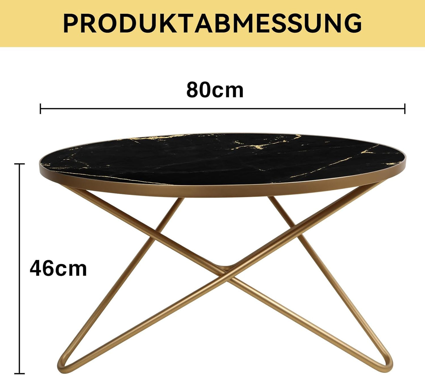 Coffee Table Side Table Round Black Green Living Room Table Sofa Table for Living Room Garden Balcony Bedroom Table Round Modern Plant Table Outdoor with Marble Pattern