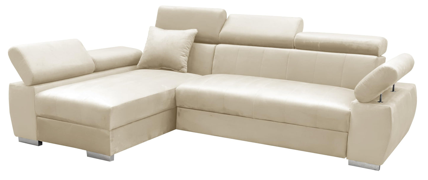 MEBLE-LUX - Ecksofa mit Schlaffunktion