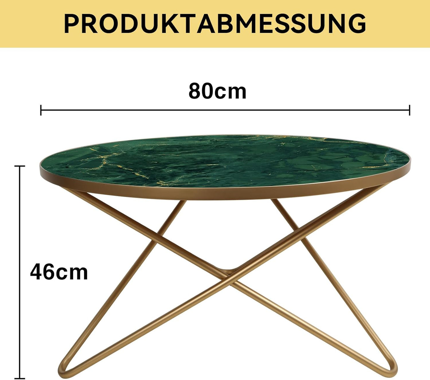 Coffee Table Side Table Round Black Green Living Room Table Sofa Table for Living Room Garden Balcony Bedroom Table Round Modern Plant Table Outdoor with Marble Pattern