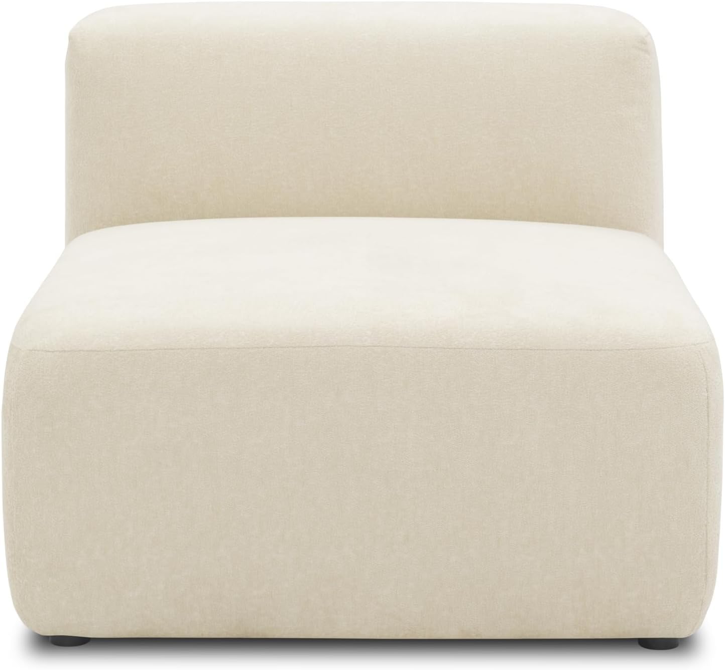 DOMO. collection Adrian Modular Sofa, 3-Seater Made of 2 x Corner Chairs and 1 x Chair, Big Sofa, Module Couch, 3 Upholstery Elements, 3-Seater Couch, 301 x 108 x 69 cm (W x D x H), Cream