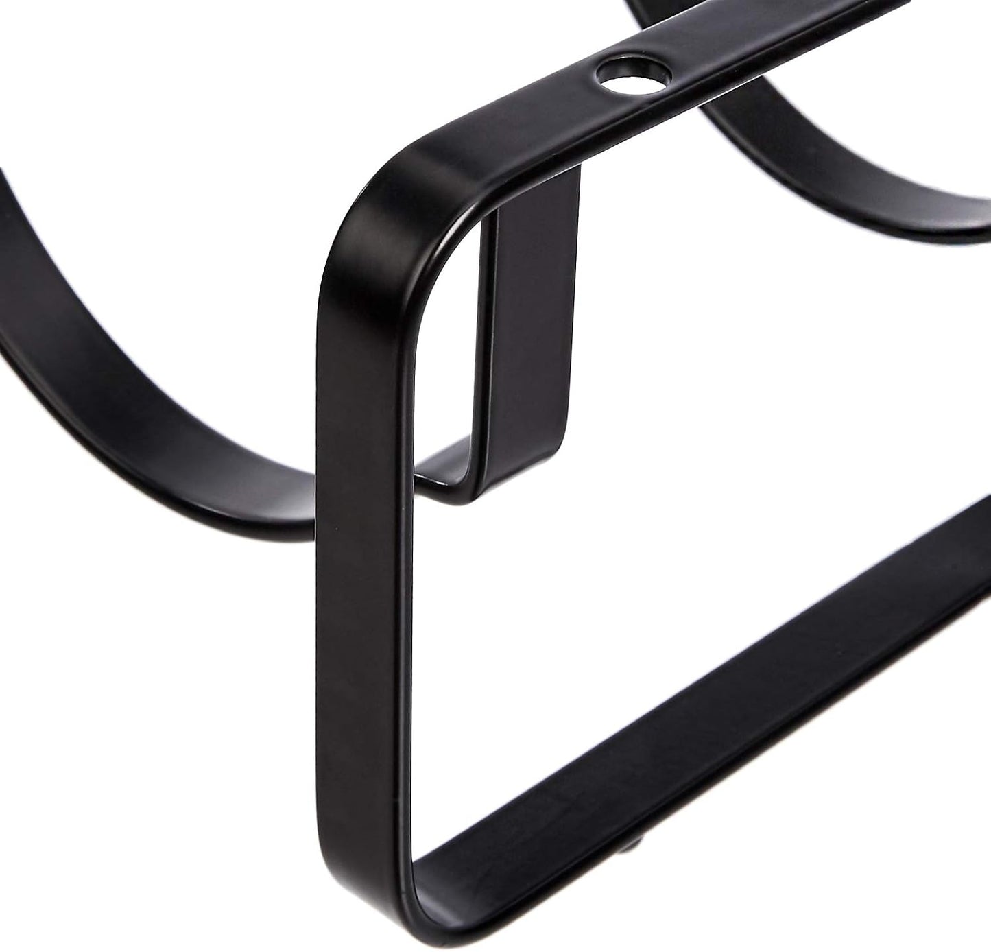 Amazon Basics Wine Rack Stackable Table Rack Black 40.01 x 9.5 x 19.99 cm