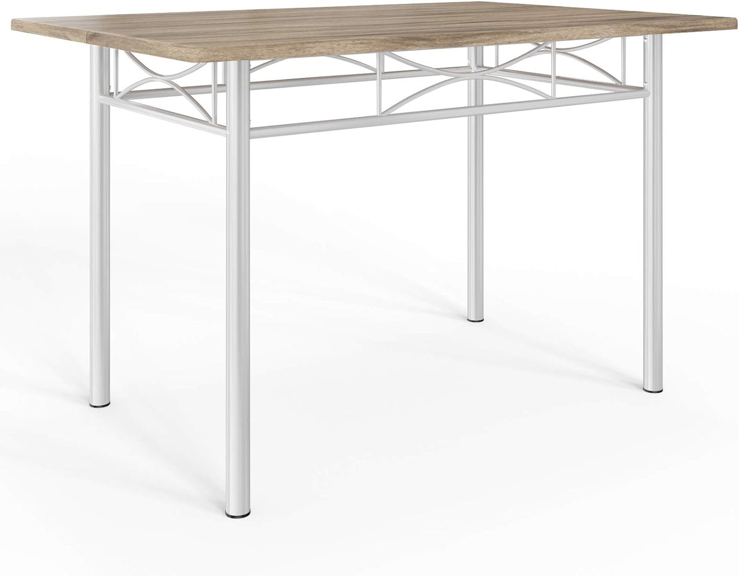 Casaria Dining Table Kitchen Table with 4 Chairs Dining Room Set Kitchen Table Chair Set