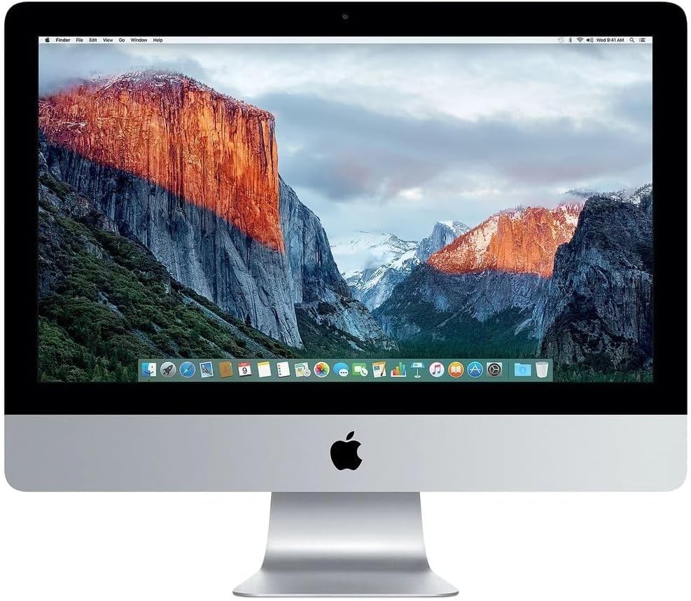 Apple iMac 2017 with Intel Core i5 (21.5 Inches, 8GB RAM, 1TB Storage SSD) Silver (Refurbished)