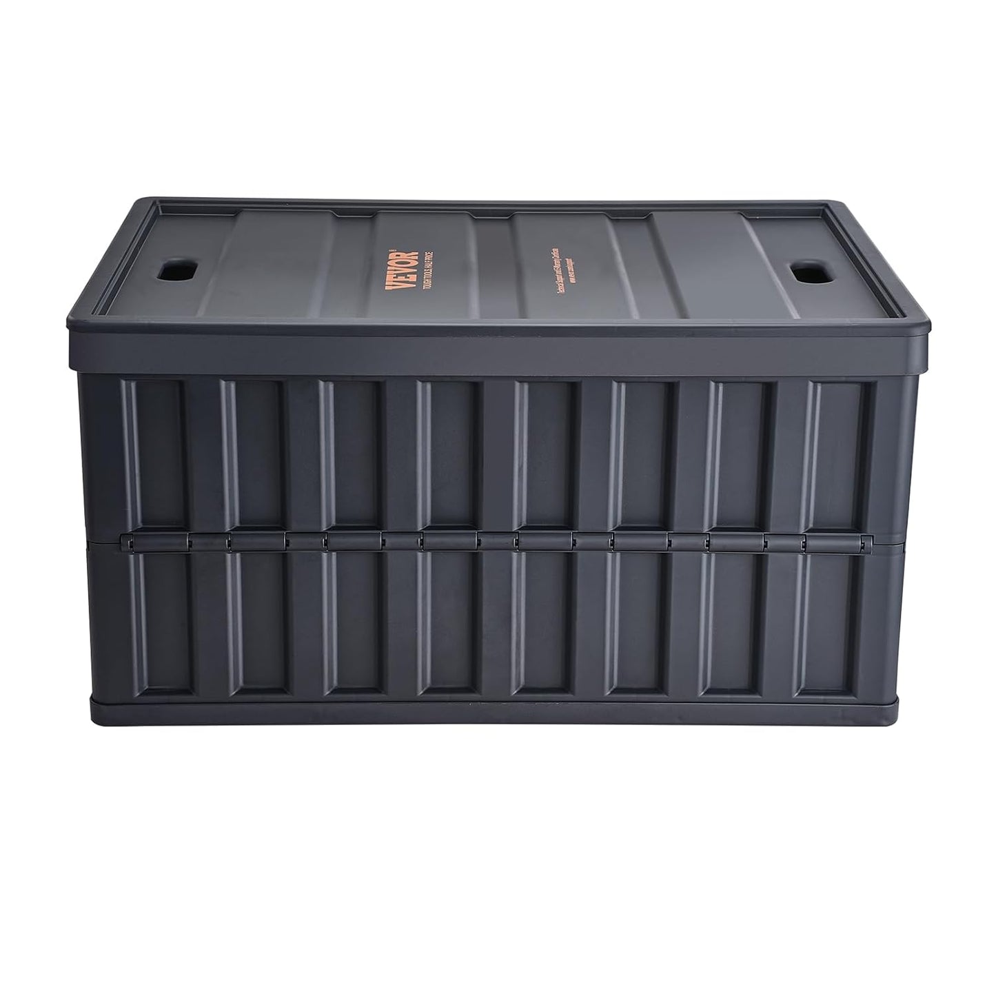 VEVOR Set of 3 65L Professional Folding Box Made of PP Transport Box with Lid Foldable Storage Box with Handle Stackable Boxes Storage Box Folding Boxes Stacking Boxes for Storage and Transport