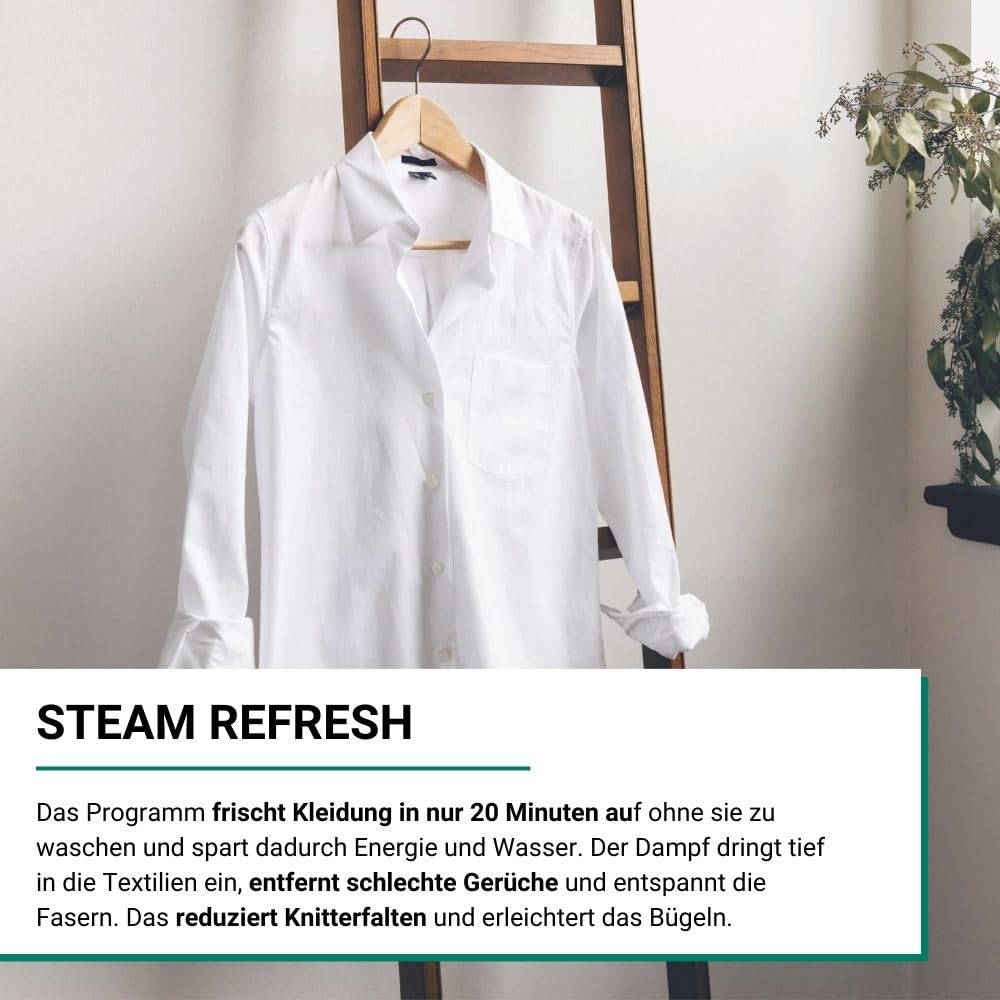 Bauknecht B6R 88 Silence DE Washing Machine, 8 kg, Front Loader, Supreme Silence, Energy Efficiency A-20%, 1400 rpm, ZEN Motor, Particularly Quiet Washing Machine, Steam 3.0-3, Powerful Steam