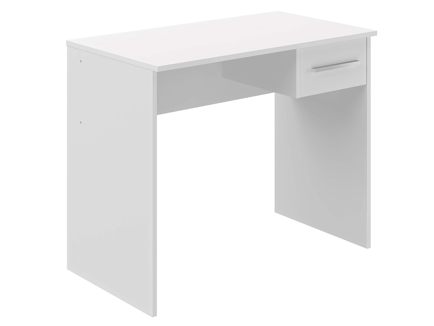 Amazon brand - Movian Idro modern desk, computer desk with 3 drawers, 56 x 110 x 73.5, white