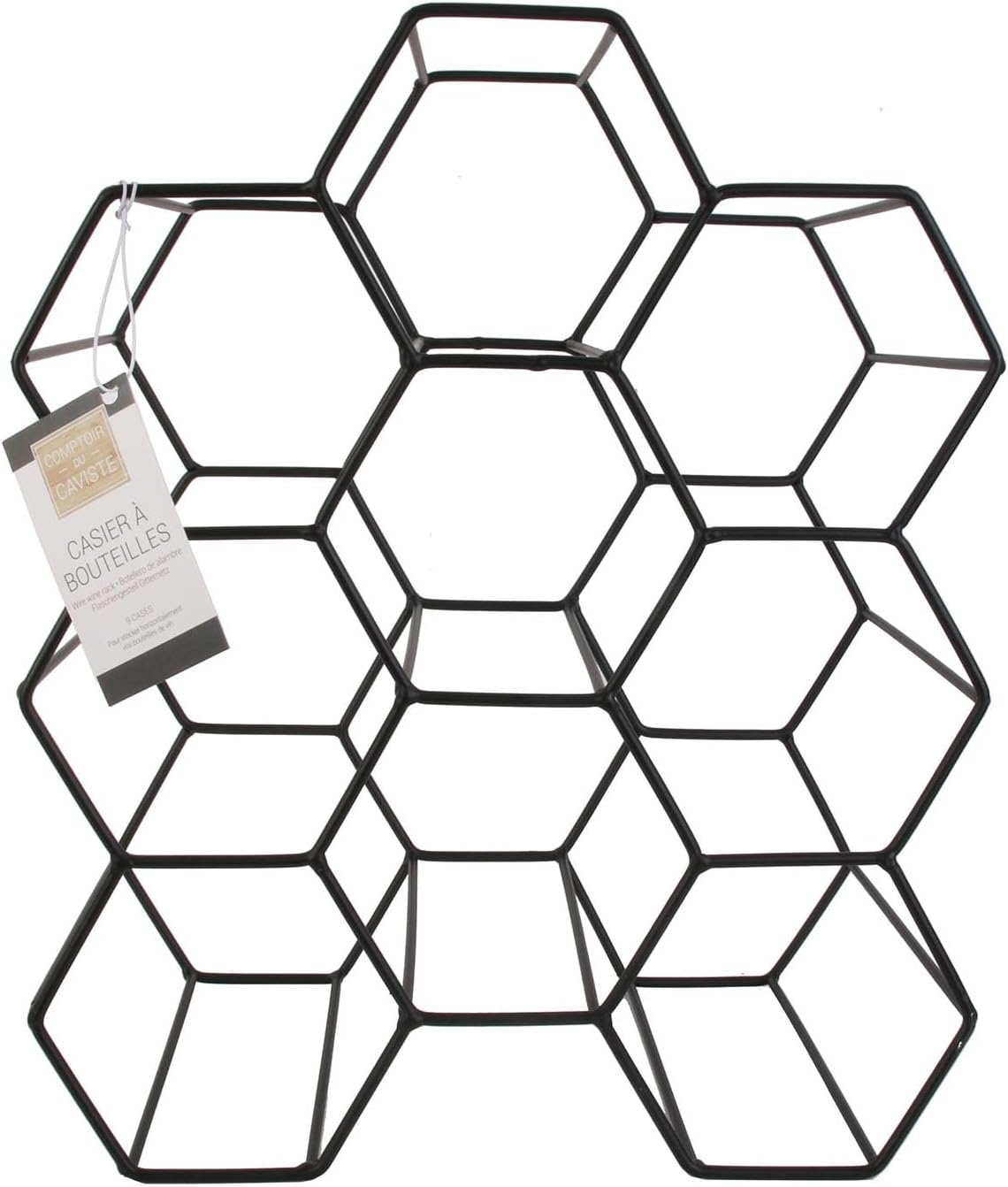 THE HOME DECO FACTORY KA3041 Case, Metal, Talla Nica, Black, One Size