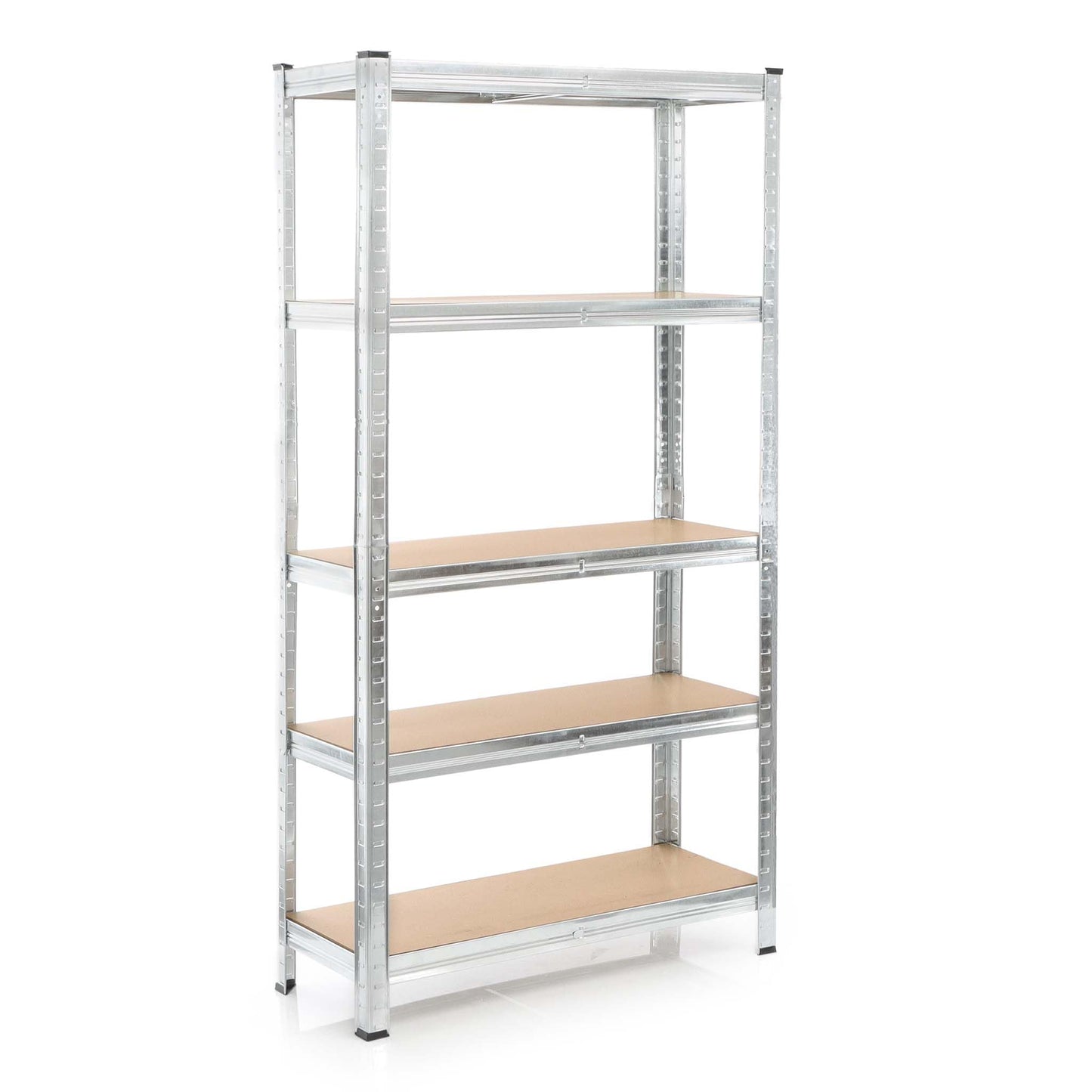 Wiltec Heavy Duty Shelving Unit 160 x 60 x 180 cm, 175 kg Shelf, Galvanised Steel, Load Shelving Unit with 4 Shelves, Workshop Shelving