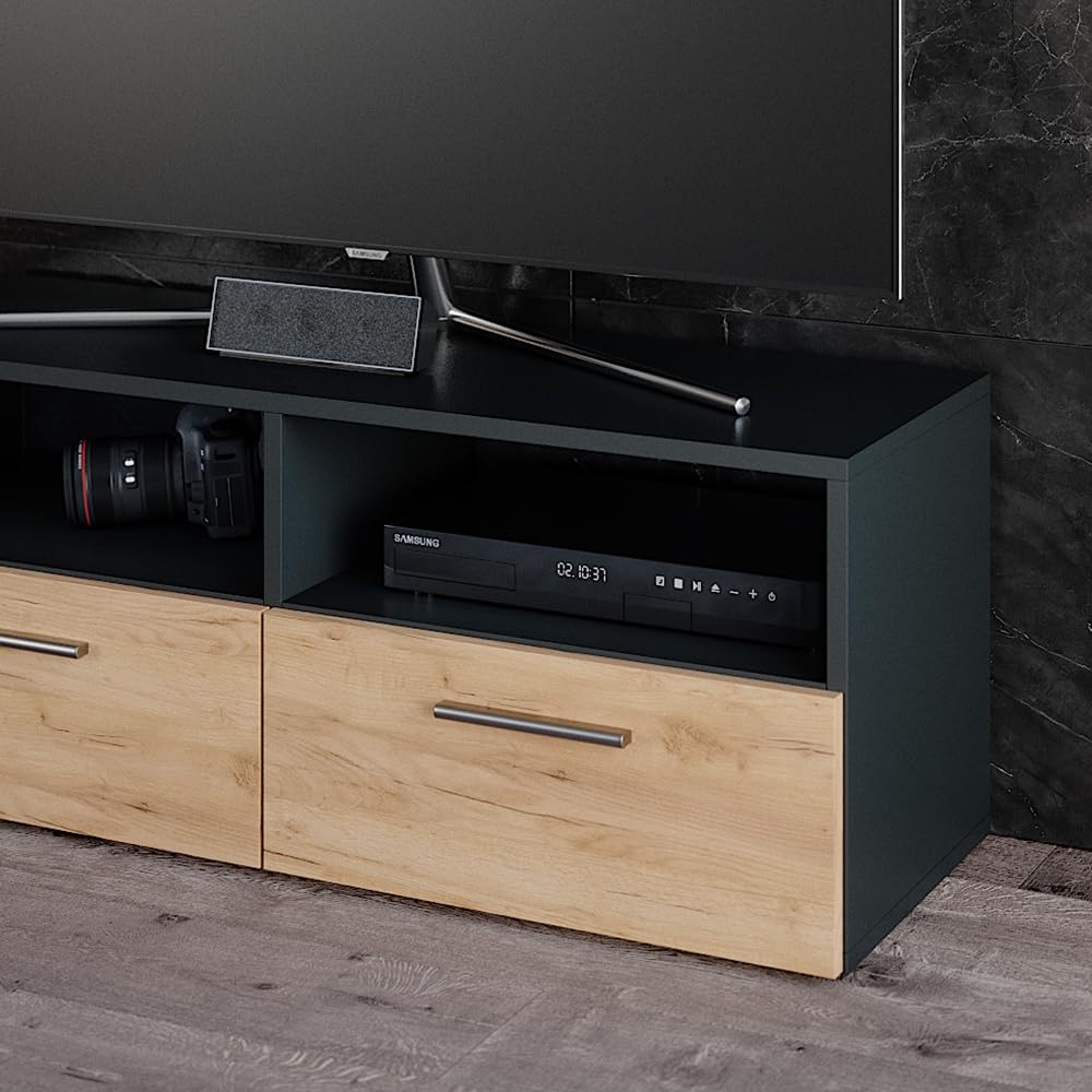 Vicco Diego Lowboard – TV Table Sideboard, TV Cabinet, TV Board Cupboard