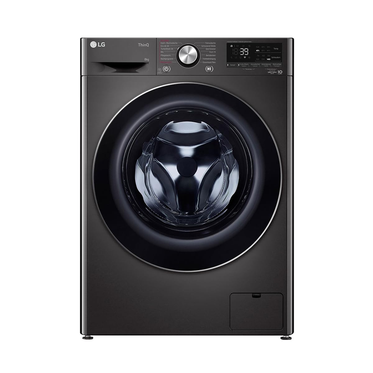 LG Electronics F4WR709YB Washing Machine | 9 kg | Energy A | Steam | Black