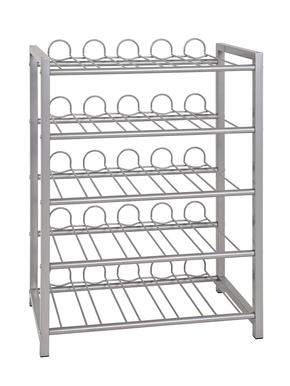 HAKU Furniture Bottle Rack, 72 x 34 x 22 cm, Aluminium