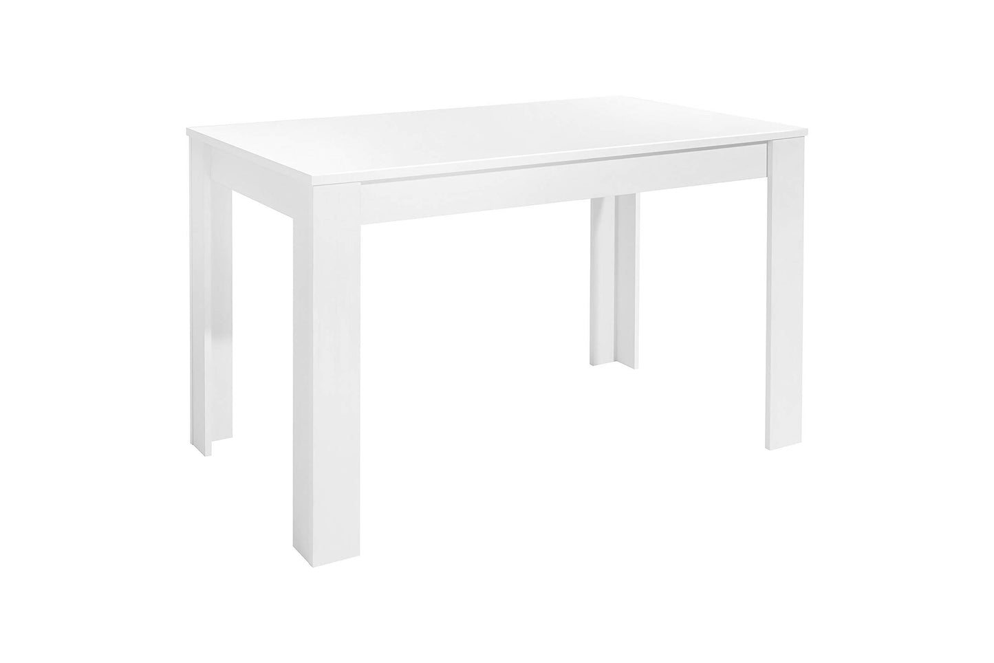 byLIVING NORI Dining Table / Kitchen Table 120 cm / Dining Room Table in Sonoma Oak Look Light Brown / Reversible Top in the Middle Choice of Black or White / 120 x 80 x 75 cm (L x W x H)