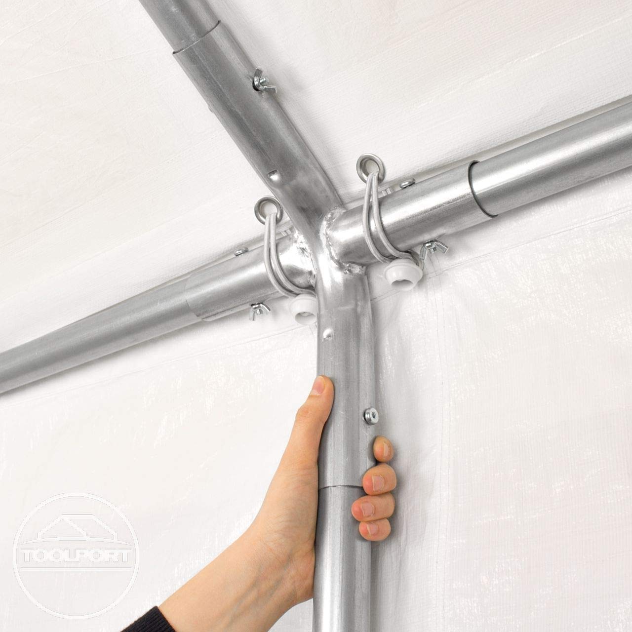 TOOLPORT PE Premium Variant Tent, 3x6 m