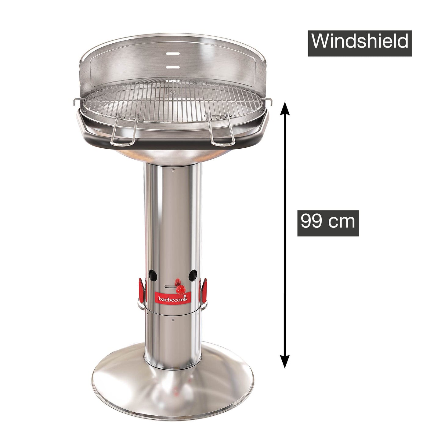 barbecook® Loewy 40 41.1 x 41.1 x 75.5 cm black charcoal BBQ