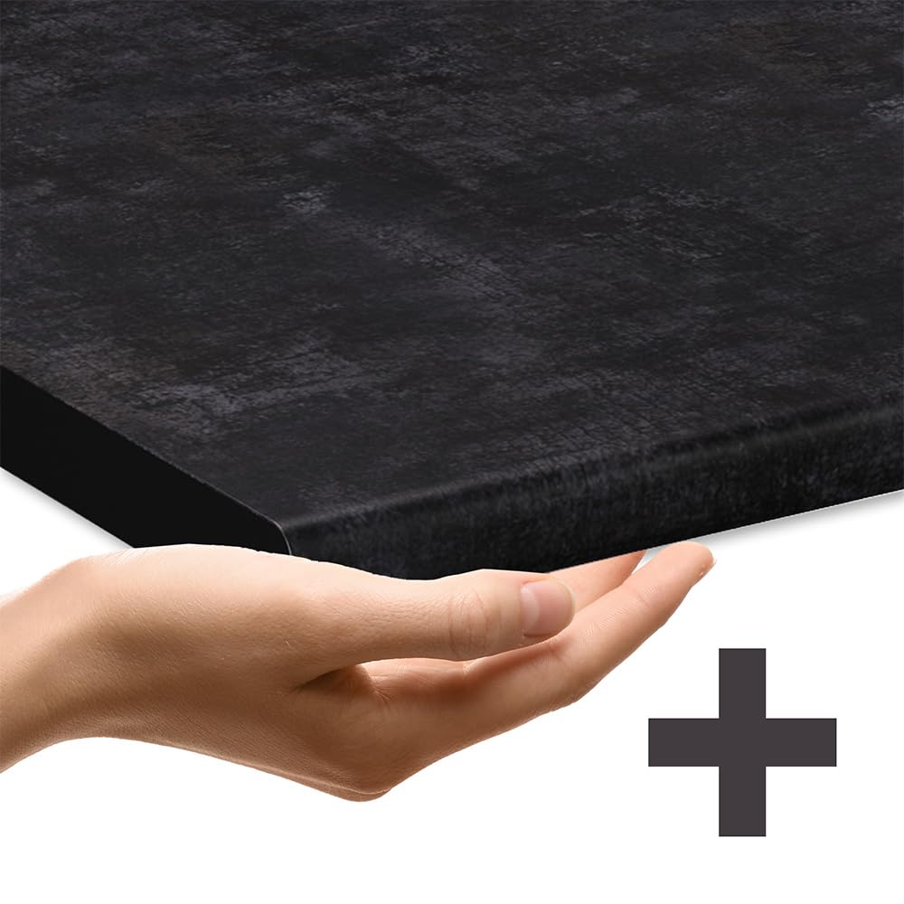 Vicco Rick Corner Kitchen, Anthracite High Gloss/White, 190 x 60 cm, AP Marble