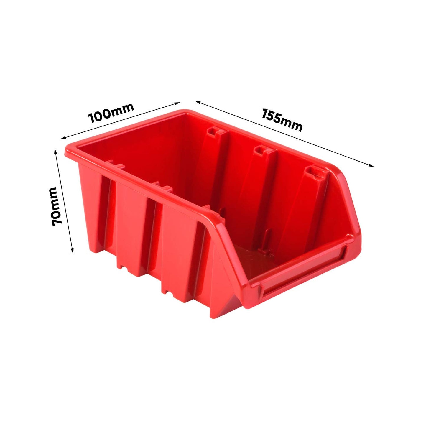 PAFEN Tool Wall with Stacking Boxes - 1152 x 780 mm - Storage System Wall Shelf for Garage Workshop Tool Holders with Perforated Wall Storage Rack Shed Rack Garage Organiser System Set 57 Pieces