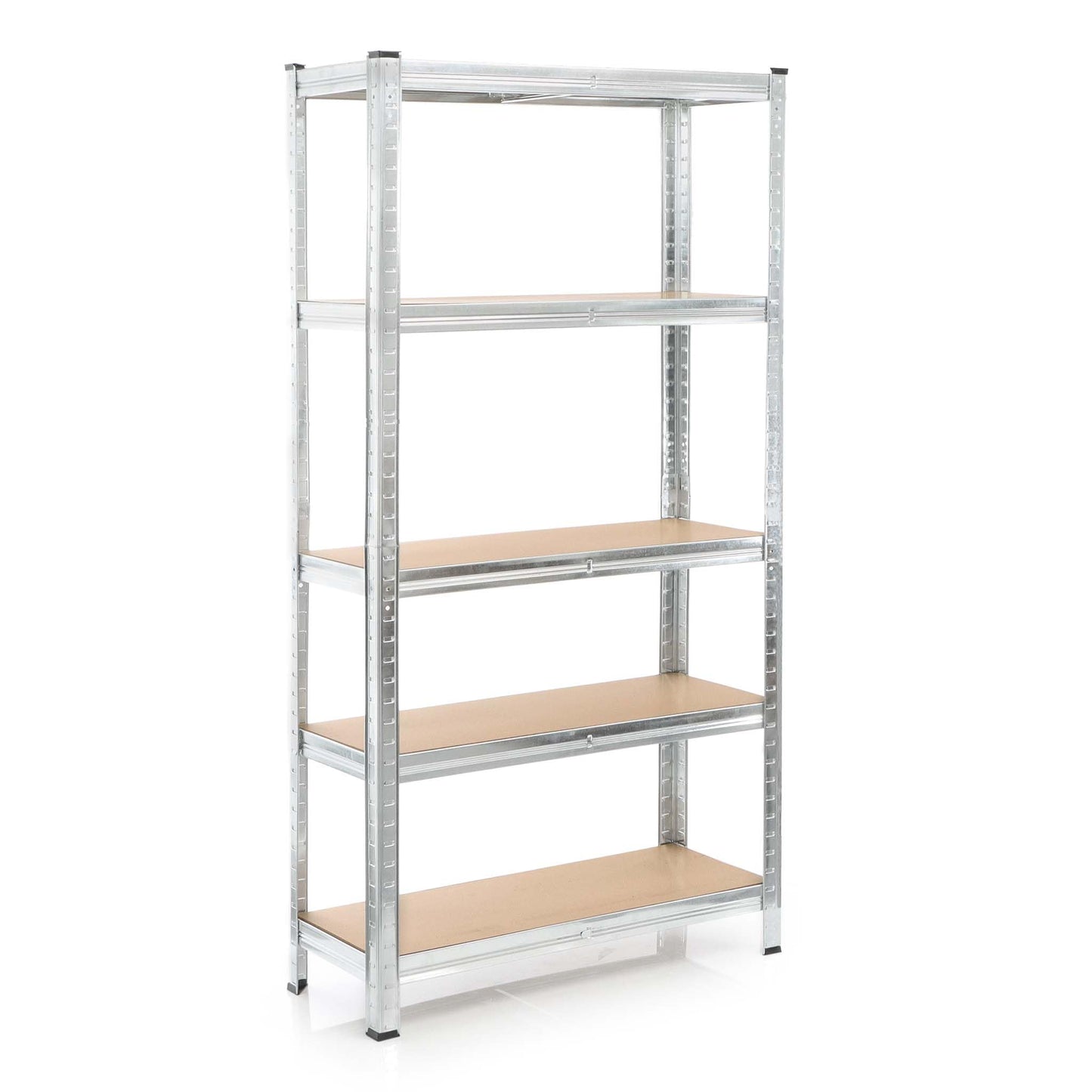 Wiltec Heavy Duty Shelving Unit 160 x 60 x 180 cm, 175 kg Shelf, Galvanised Steel, Load Shelving Unit with 4 Shelves, Workshop Shelving
