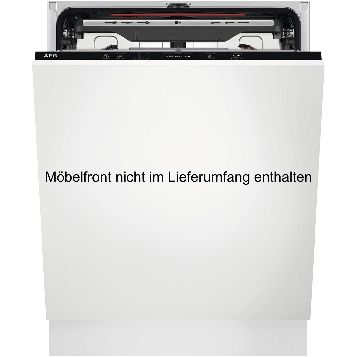 AEG Fully Integrated Dishwasher 60 cm, Dishwasher Series 5000: AirDry, No Drying, Energy Class B, Cutlery Drawer, Personalised Time Control, 44 dB, Water Stop, 14 MG, FSE7572AP