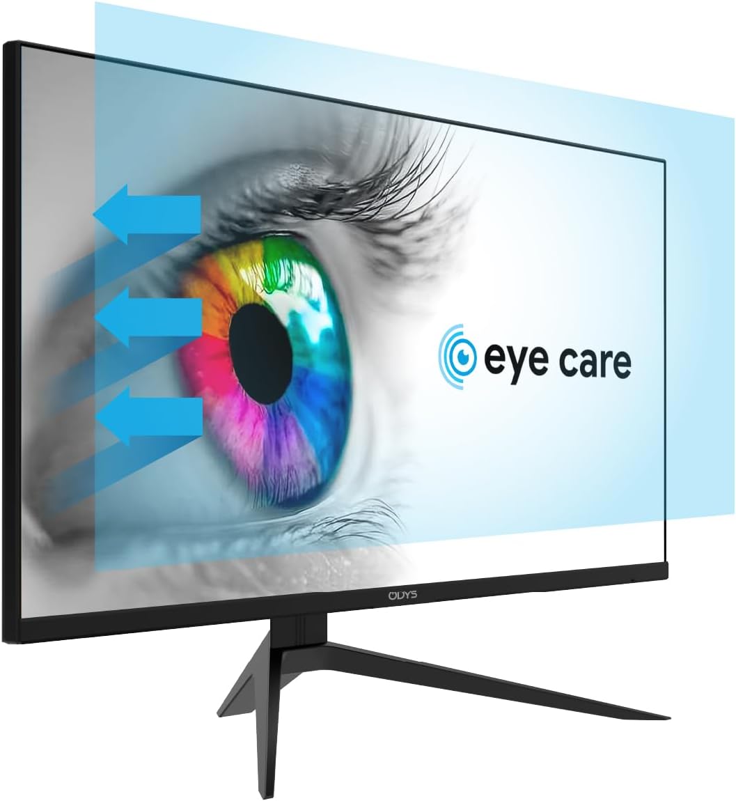 ODYS i27-Q-180-27 Inch Gaming Monitor (69 cm Screen, WQHD, 2,560 x 1,440 Pixels, 180 Hz, 1ms Response Time (MPRT), Fast IPS Panel, 120% sRGB, FreeSync, 2x HDMI, 2x Display Port)