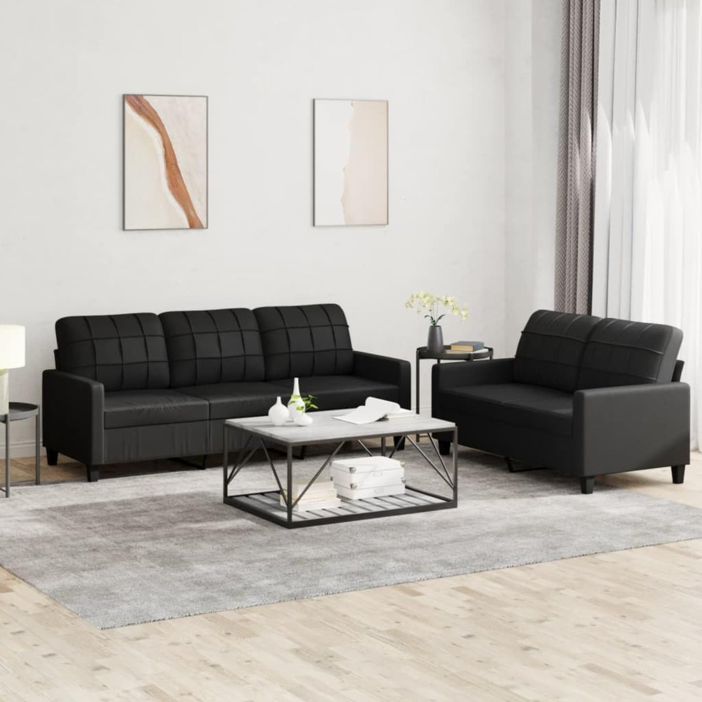 SECOLI Sofa Set Kunstleder
