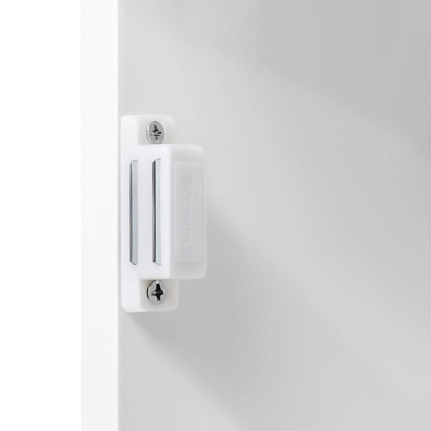 Yaheetech Wall Cupboard, Wall Cabinet with One Door, Bathroom Cabinet, Kitchen Cabinet, Medicine Cabinet in White, 35 x 21 x 55 cm