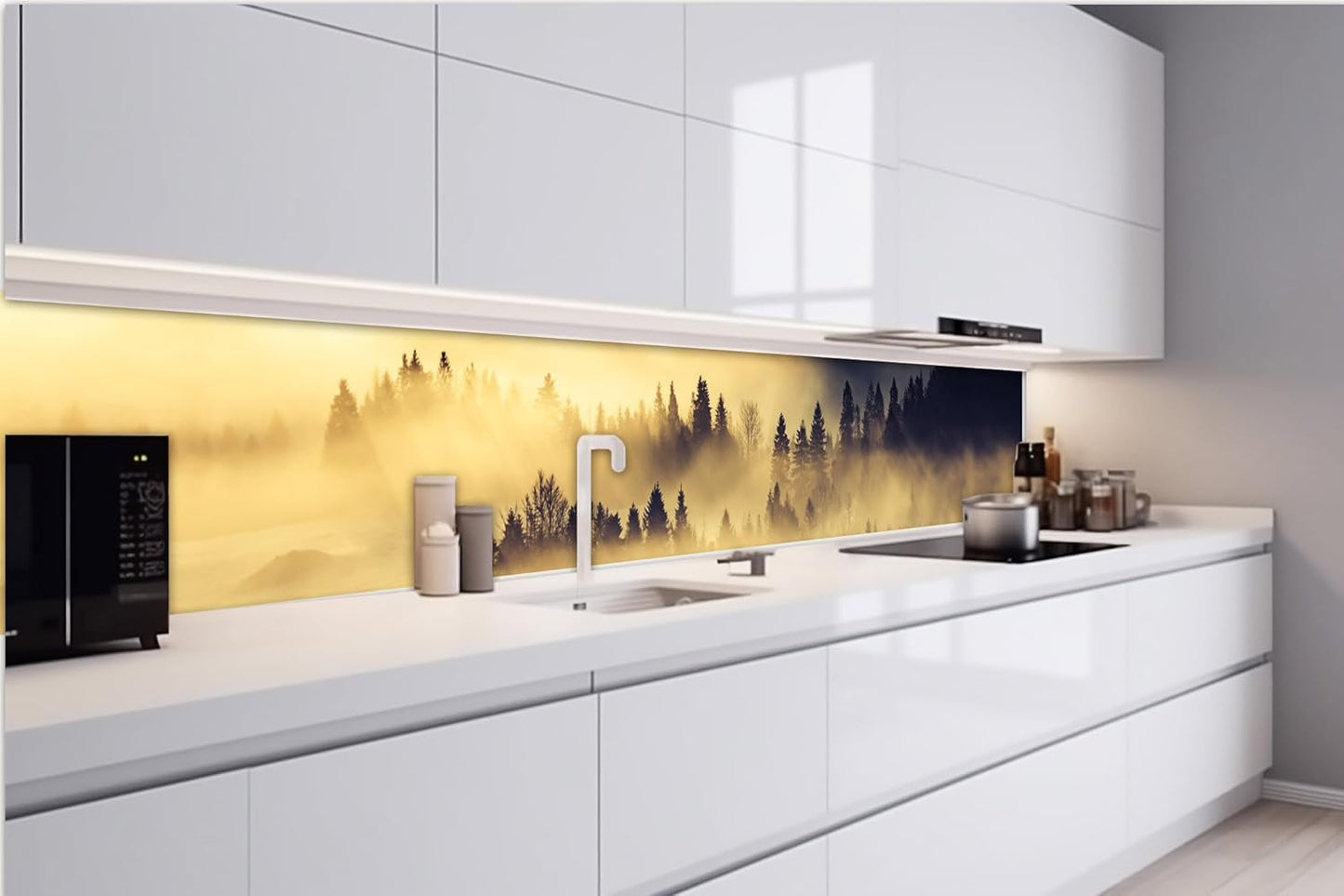 Dimex Kitchen Back Wall Film Self-Adhesive Fresco 350 x 60 cm Adhesive Film, Decorative Film, Splash Guard for Kitchen Made in EU