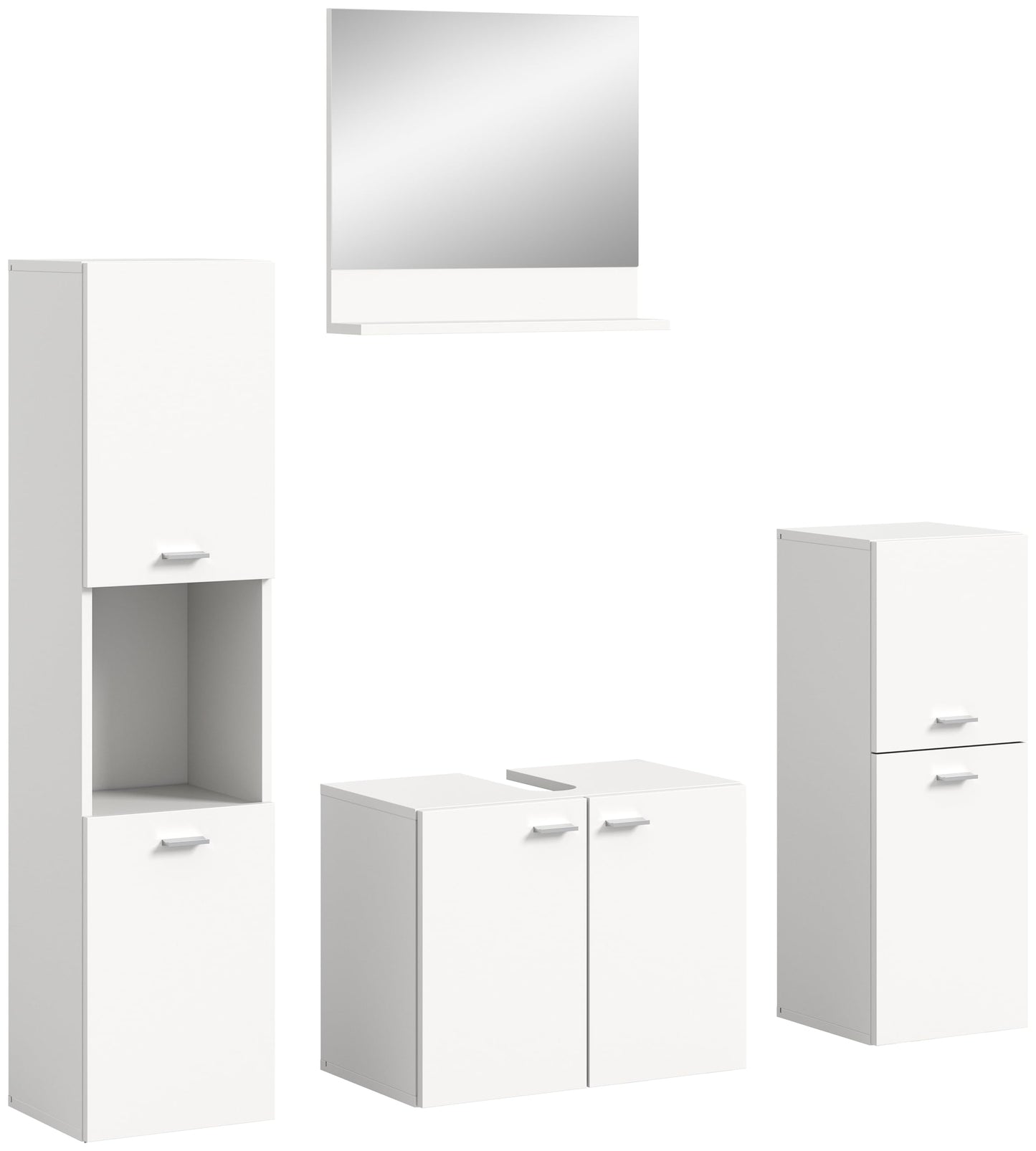 Boston Bathroom Cabinet, Standing Wall Cabinet, Hanging Cabinet, Wall Cabinet, Sonoma Oak Wood, Approx. 30 x 80 x 29 cm, Floor Standing/Hanging Mountable