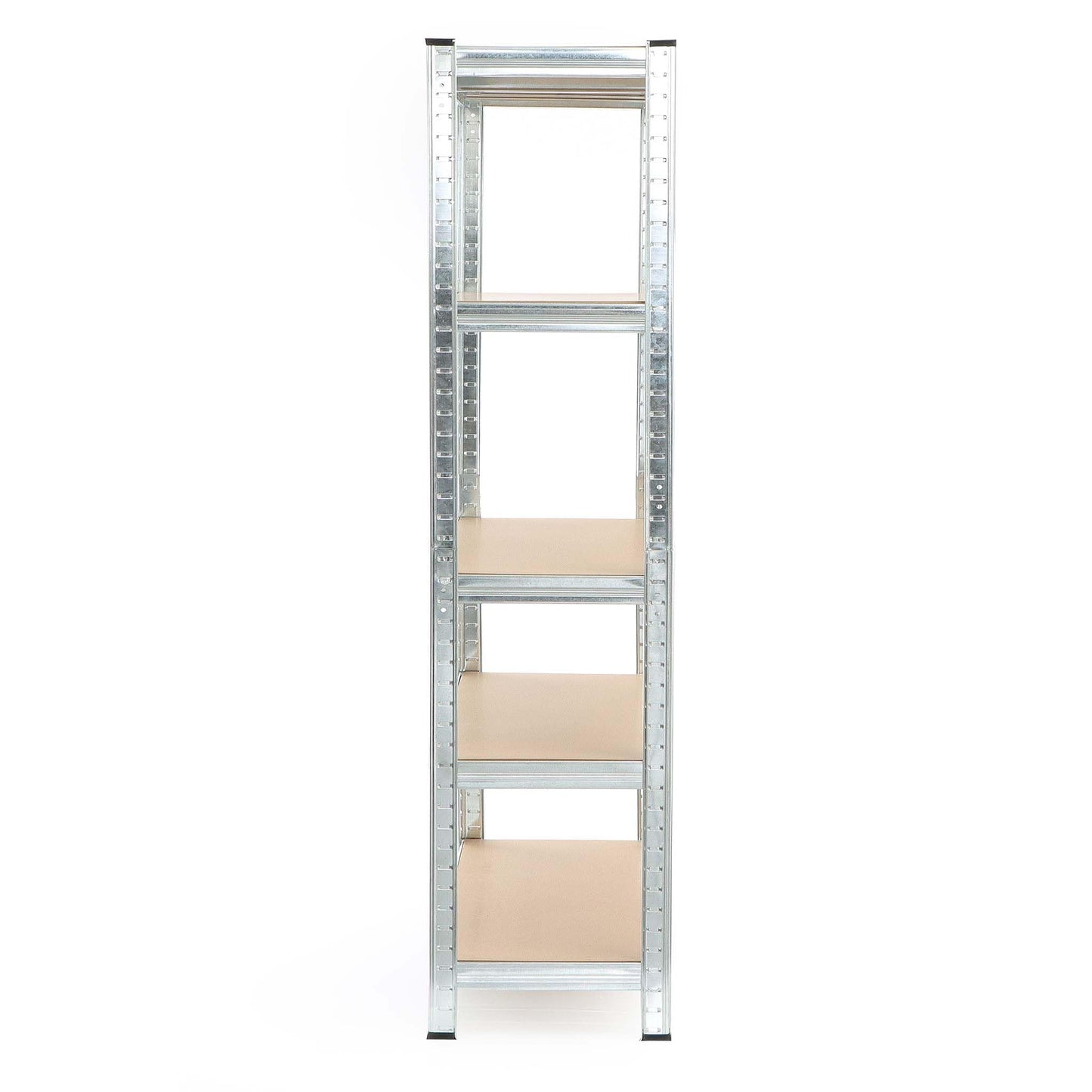 Wiltec Heavy Duty Shelving Unit 160 x 60 x 180 cm, 175 kg Shelf, Galvanised Steel, Load Shelving Unit with 4 Shelves, Workshop Shelving
