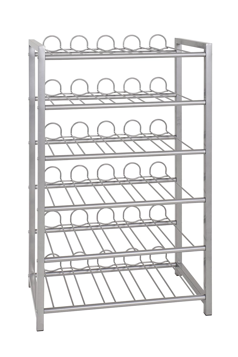 HAKU Furniture Bottle Rack, 72 x 34 x 22 cm, Aluminium