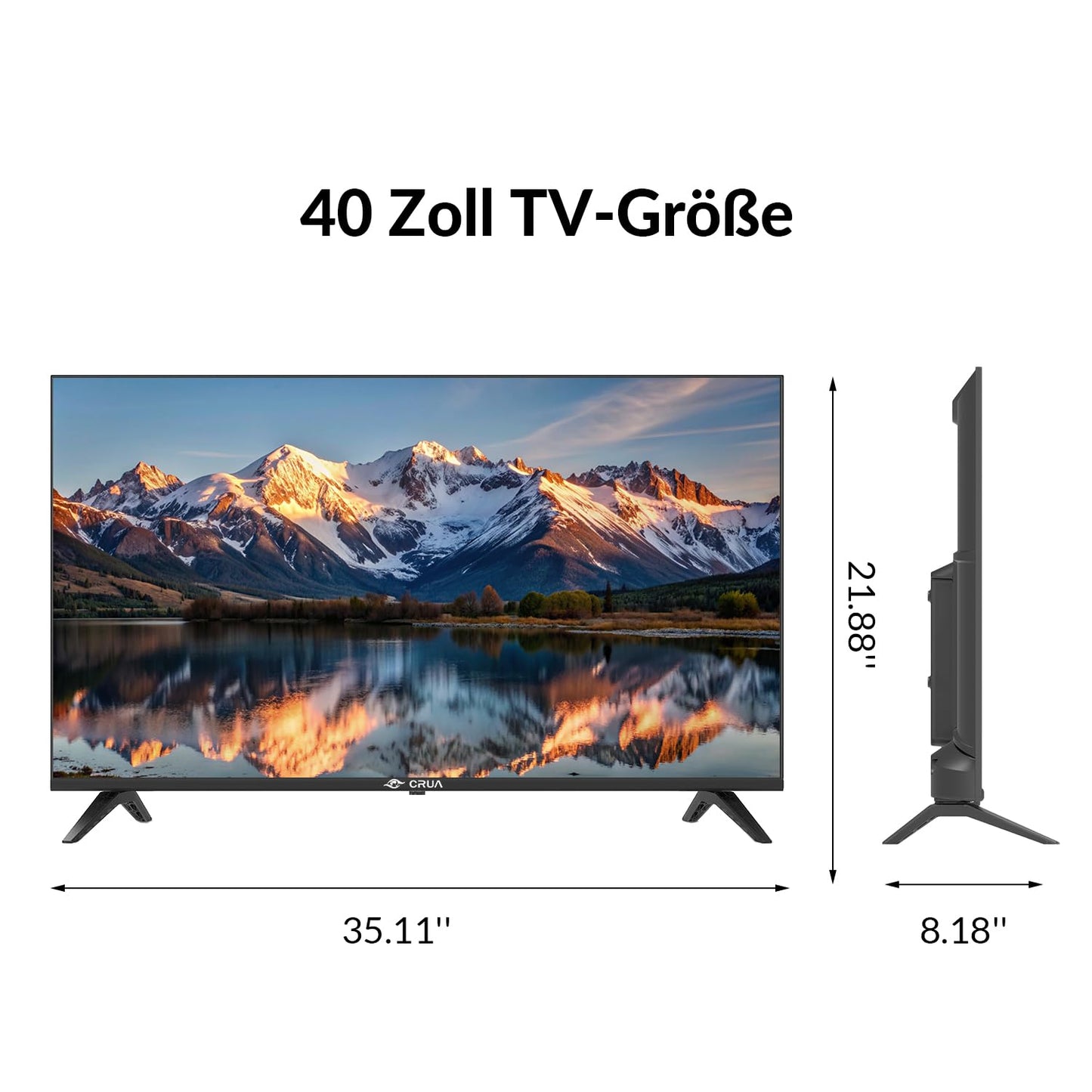 VIDAA Smart TV, 127 cm (50 Inch) TV, 1920 x 1080P Full HD TV, LED TV with HDMI/USB/AV IN/Triple Tuner DVB-T2/T/C/S2/Compact and Smart for Your Home, Black [Energy Class E]