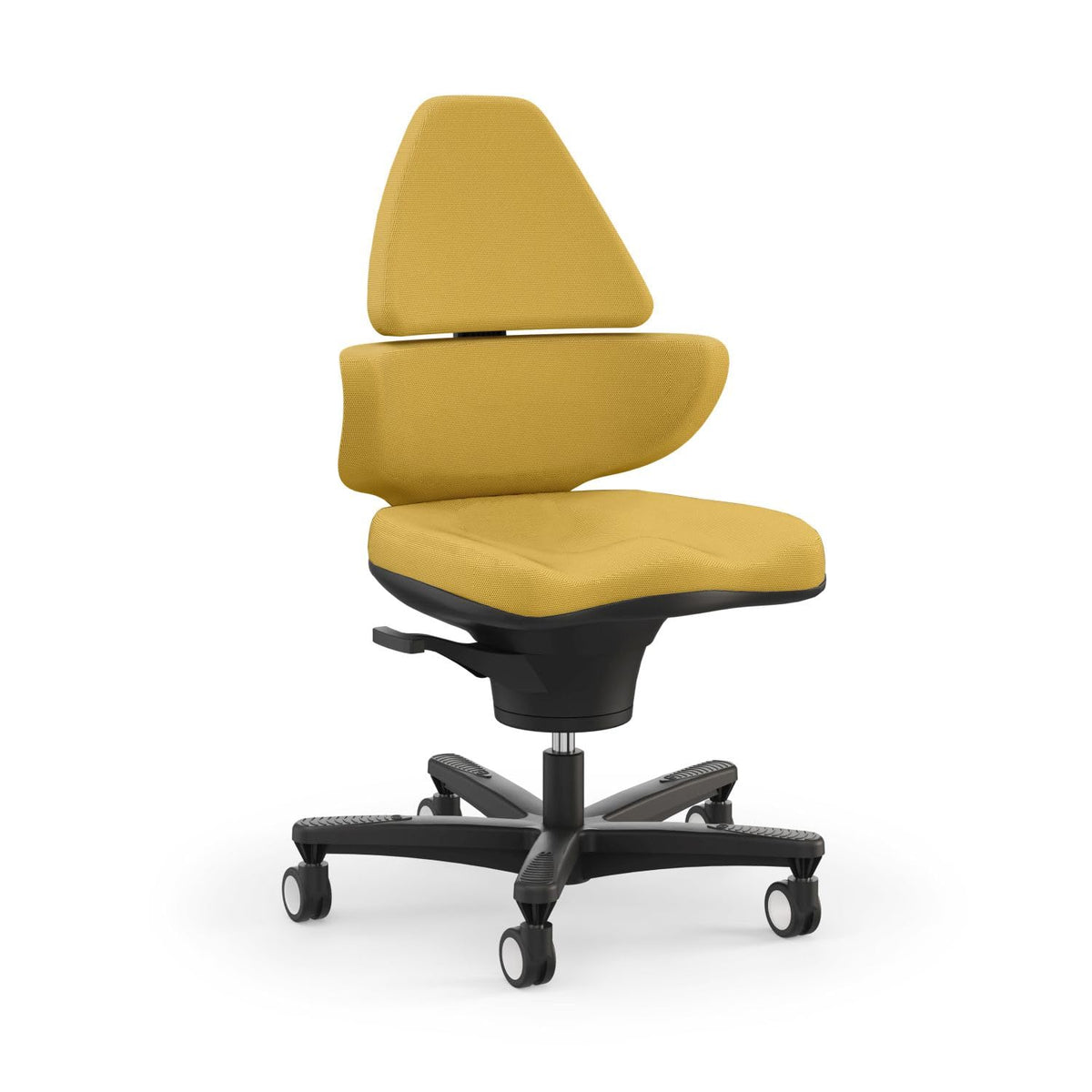 CoreChair Elite (Shaped Knit) Office Chair, Ergonomic Office Chair with up to 150 kg Load Capacity, Orthopaedic Desk Chair with 360° Mobility, Pelvic Support & Backrest. (Clay Grey)