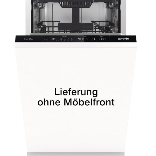 Gorenje GV 520 E10 Fully Integrated Dishwasher, 45 cm, 11 Place Settings, 3 Baskets, 5 Programmes, Height-Adjustable Top Basket, Complete Overflow Protection