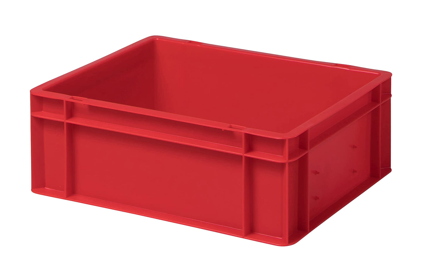 Design Eurobox Stacking Box Storage Container Plastic Box in 5 Colours and 16 Sizes with Transparent Lid (Matte) (Grey, 60 x 40 x 33 cm)