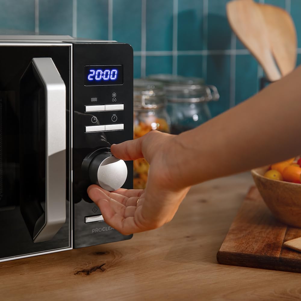 Cecotec Inverter Microwave - 19L Capacity - Defrosting, Heating and Cooking - Proclean 5010 Inverter. 700 W, 5 Power Levels, LED Display, 245 mm Turntable, Timer, 8 Programmes