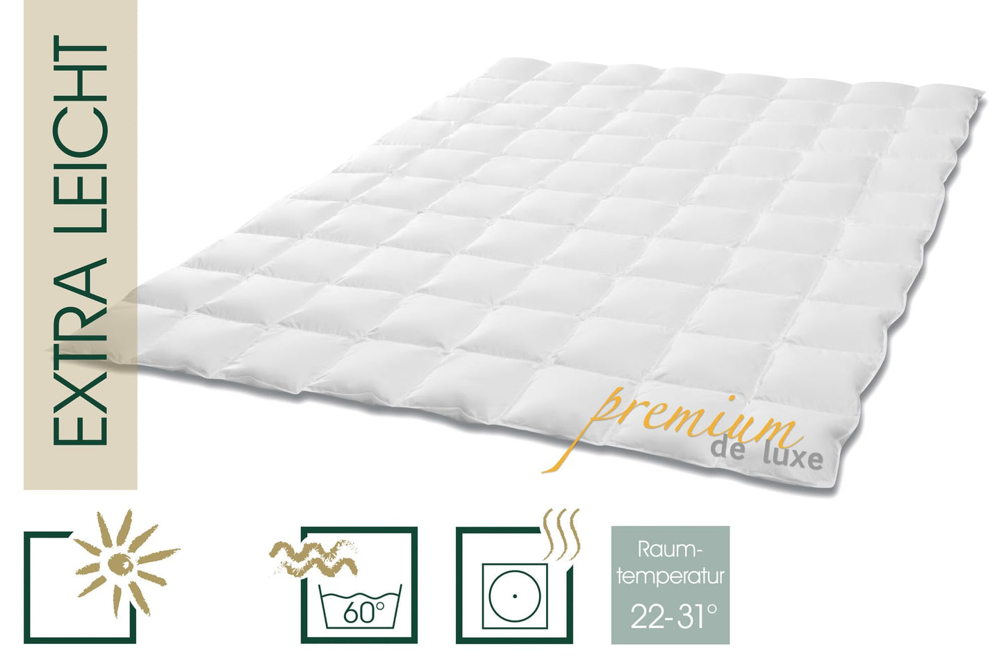 PREMIUM DE LUXE Down Duvet Summer, 135 x 200 cm