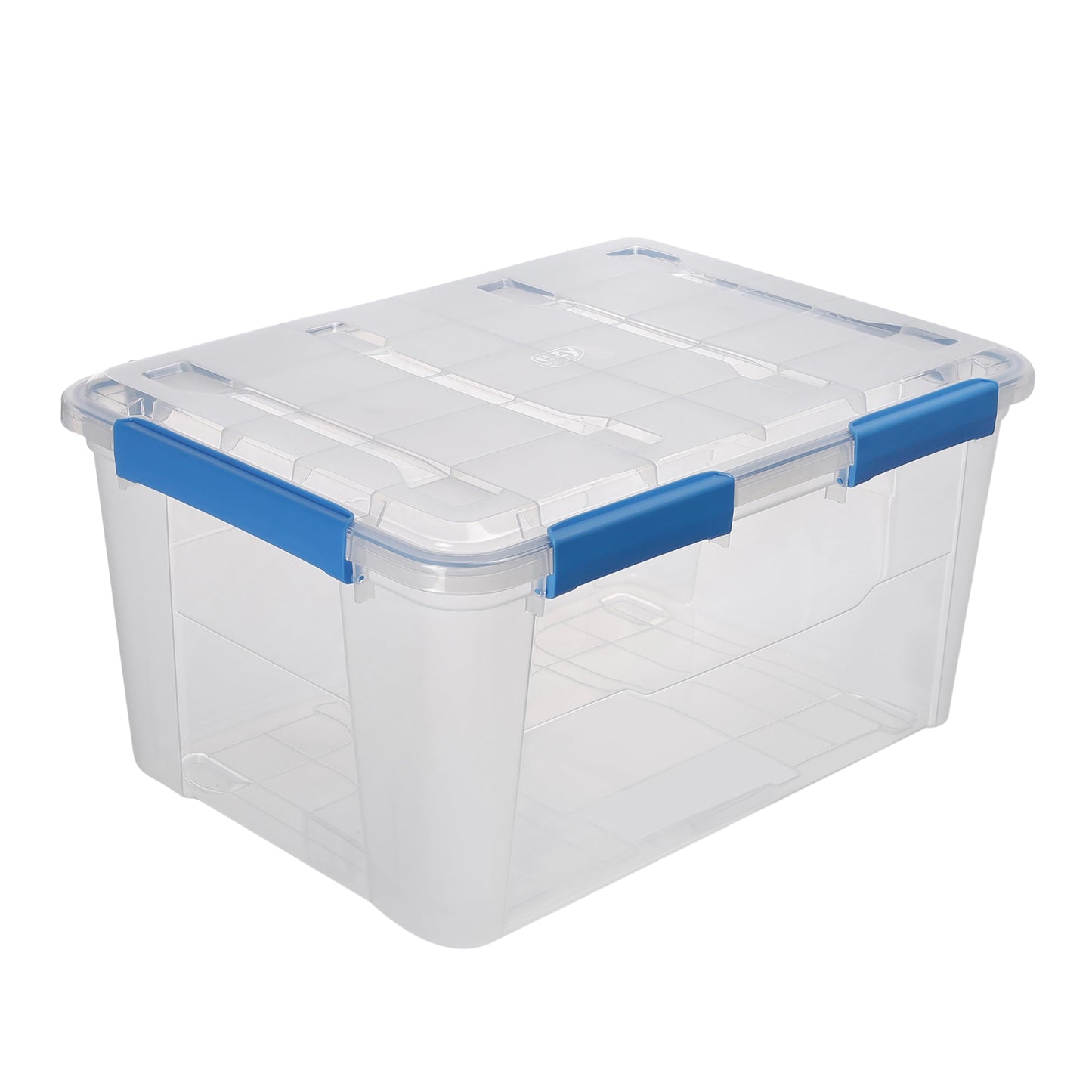 Kreher® Waterproof Storage Box with Lid and Silicone Seal (IP67) Made of Durable Plastic in Various Sizes. Ideal for Wet Rooms, Basements, Garages, Camping etc. (2.50 Litres)